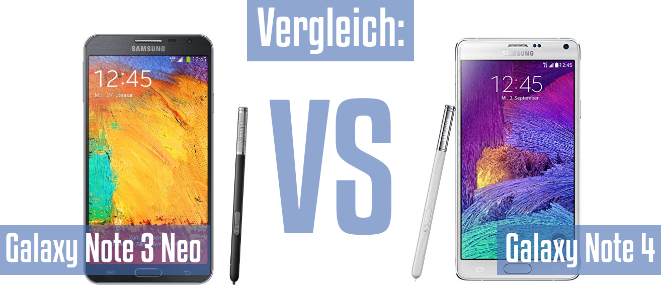 Samsung Galaxy Note 3 Neo und Samsung Galaxy Note 3 Neo im Vergleichstest