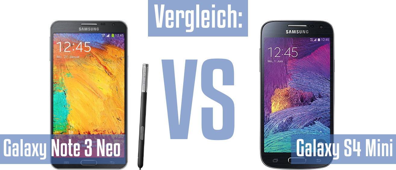 Samsung Galaxy Note 3 Neo und Samsung Galaxy Note 3 Neo im Vergleichstest