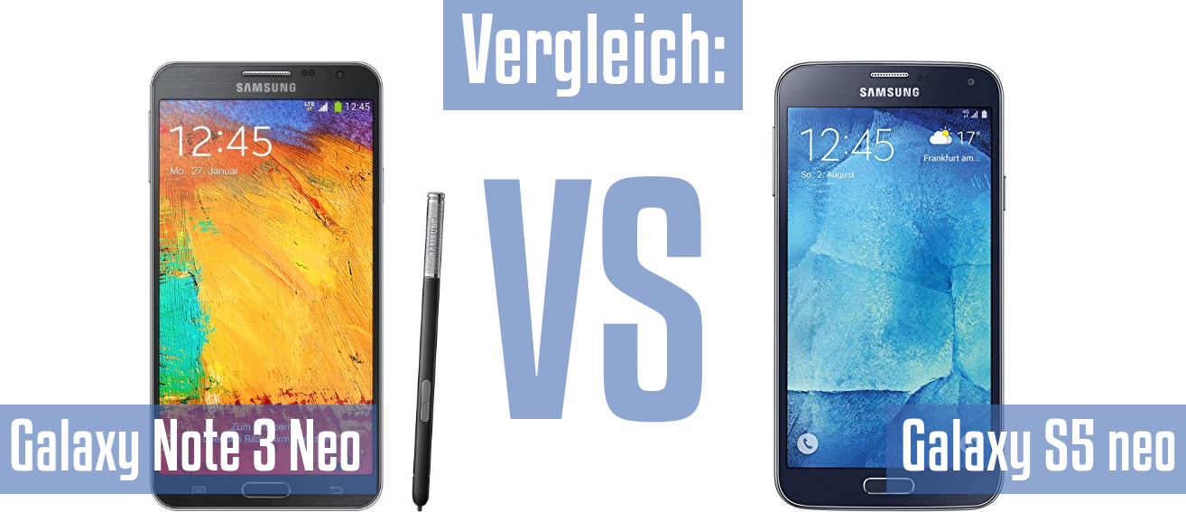 Samsung Galaxy Note 3 Neo und Samsung Galaxy Note 3 Neo im Vergleichstest