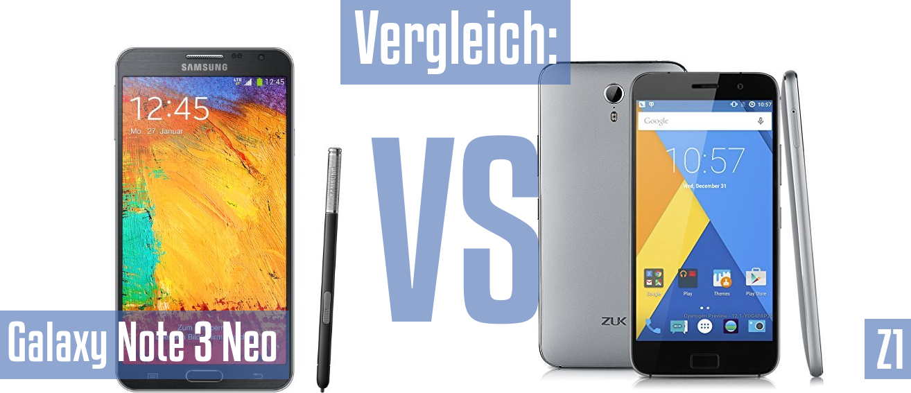 Samsung Galaxy Note 3 Neo und Samsung Galaxy Note 3 Neo im Vergleichstest