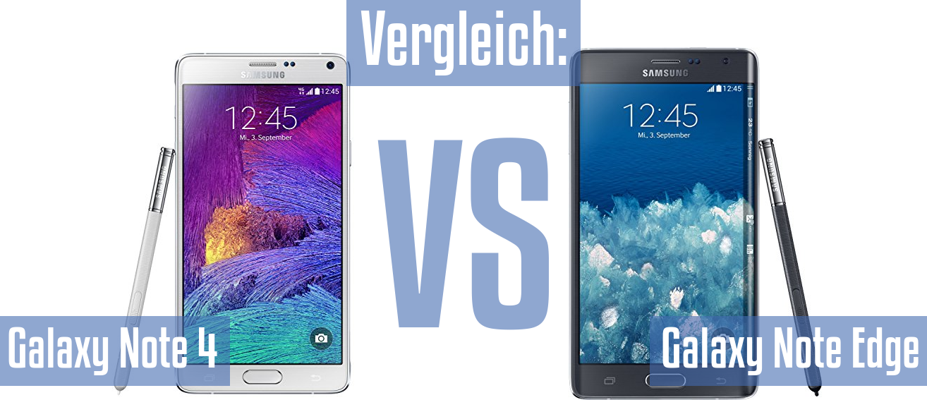 Samsung Galaxy Note 4 und Samsung Galaxy Note 4 im Vergleichstest
