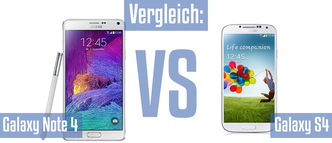 Samsung Galaxy Note 4 und Samsung Galaxy Note 4 im Vergleichstest