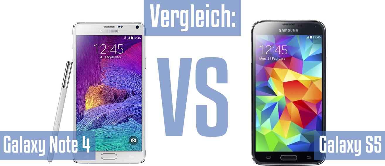 Samsung Galaxy Note 4 und Samsung Galaxy Note 4 im Vergleichstest