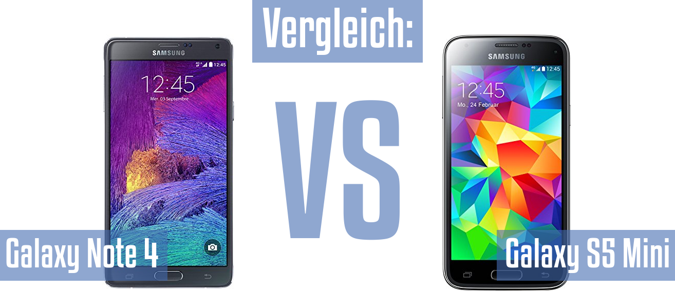 Samsung Galaxy Note 4 und Samsung Galaxy Note 4 im Vergleichstest