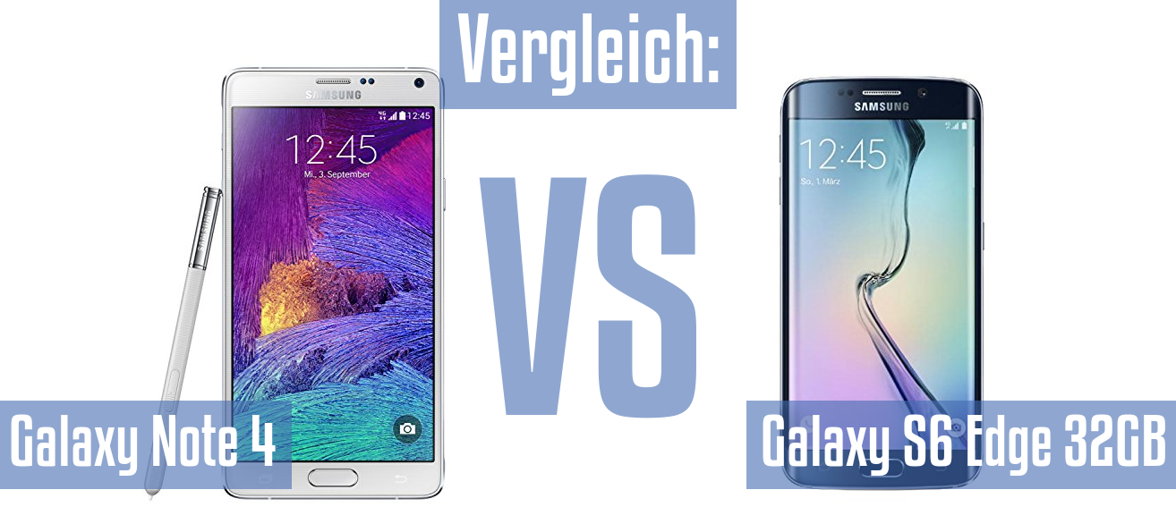 Samsung Galaxy Note 4 und Samsung Galaxy Note 4 im Vergleichstest