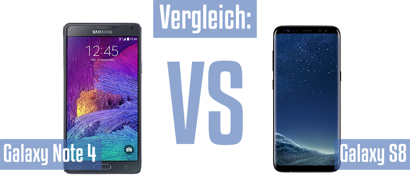 Samsung Galaxy Note 4 und Samsung Galaxy Note 4 im Vergleichstest