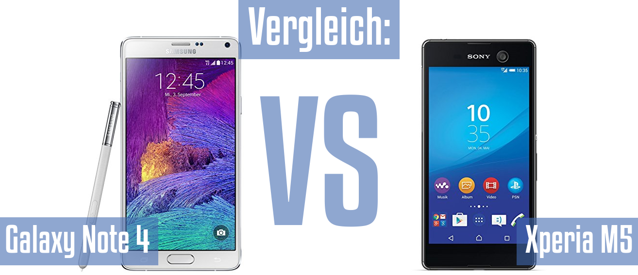 Samsung Galaxy Note 4 und Samsung Galaxy Note 4 im Vergleichstest