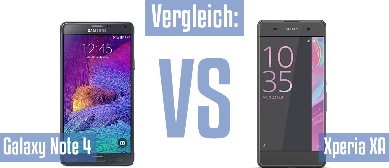 Samsung Galaxy Note 4 und Samsung Galaxy Note 4 im Vergleichstest