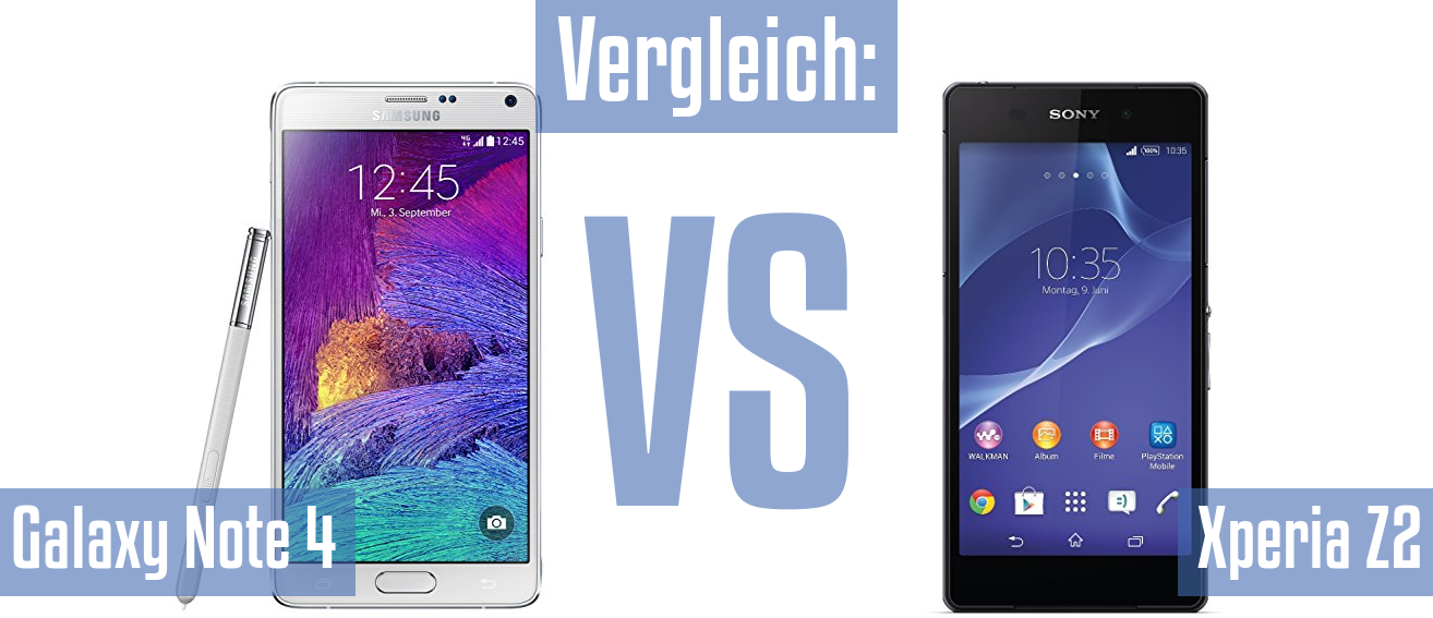 Samsung Galaxy Note 4 und Samsung Galaxy Note 4 im Vergleichstest