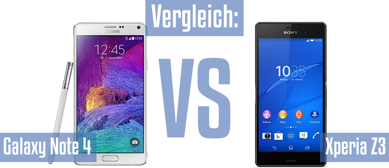 Samsung Galaxy Note 4 und Samsung Galaxy Note 4 im Vergleichstest