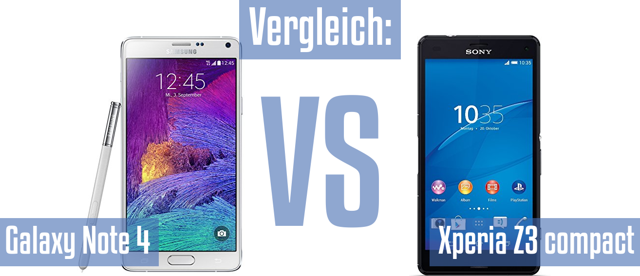 Samsung Galaxy Note 4 und Samsung Galaxy Note 4 im Vergleichstest