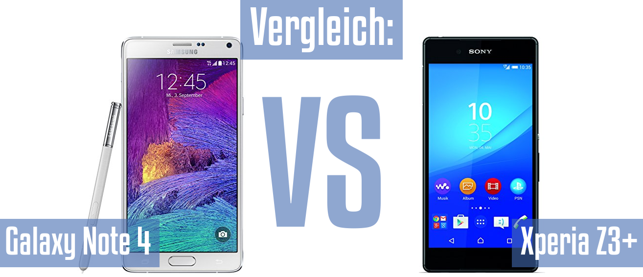 Samsung Galaxy Note 4 und Samsung Galaxy Note 4 im Vergleichstest