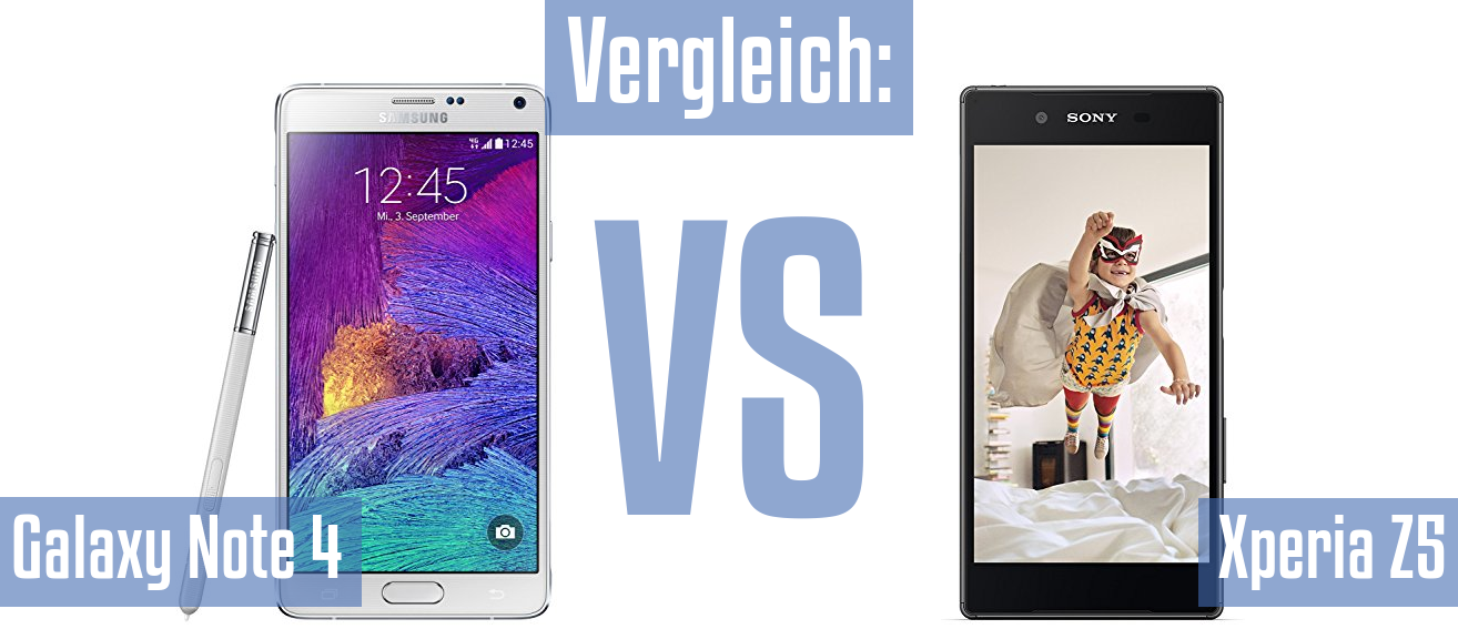 Samsung Galaxy Note 4 und Samsung Galaxy Note 4 im Vergleichstest