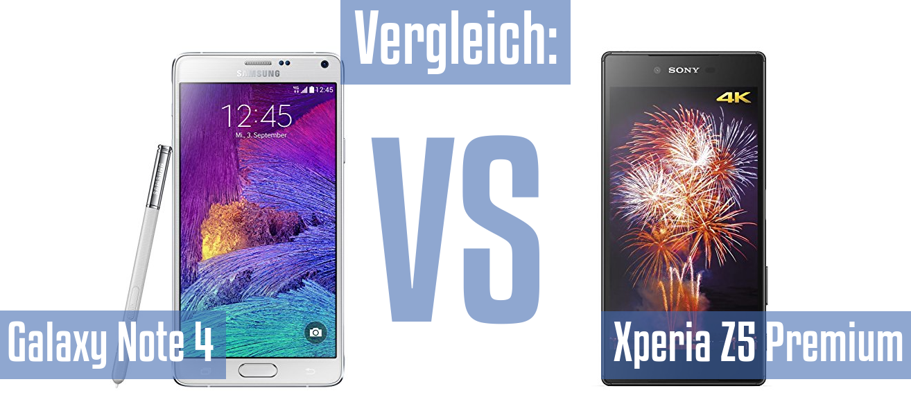 Samsung Galaxy Note 4 und Samsung Galaxy Note 4 im Vergleichstest