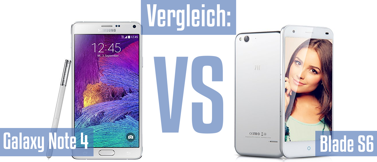 Samsung Galaxy Note 4 und Samsung Galaxy Note 4 im Vergleichstest