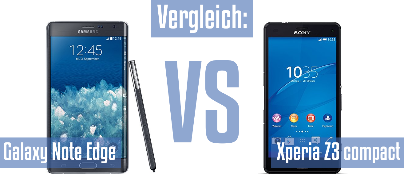 Samsung Galaxy Note Edge und Samsung Galaxy Note Edge im Vergleichstest