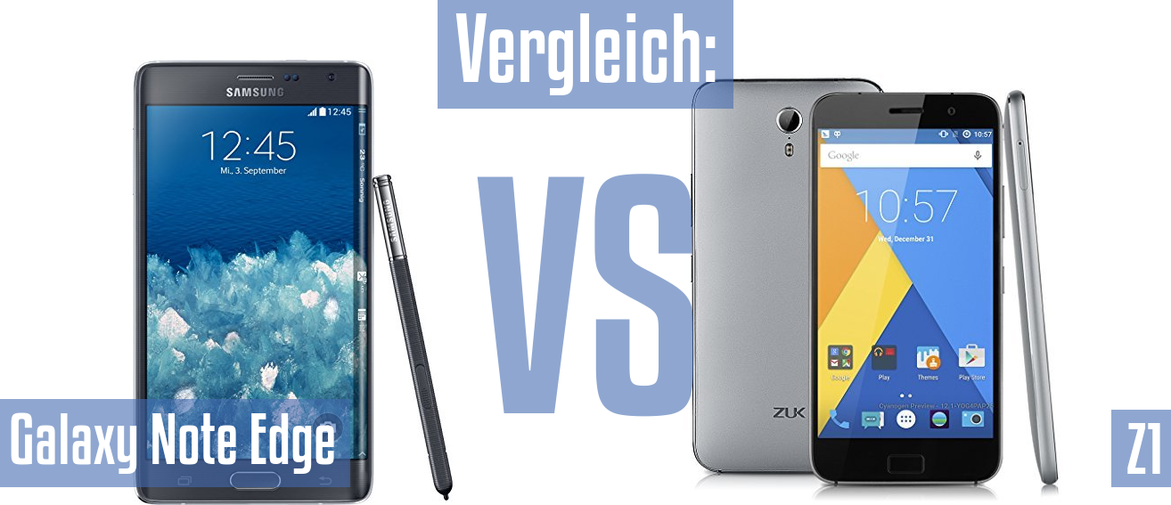 Samsung Galaxy Note Edge und Samsung Galaxy Note Edge im Vergleichstest