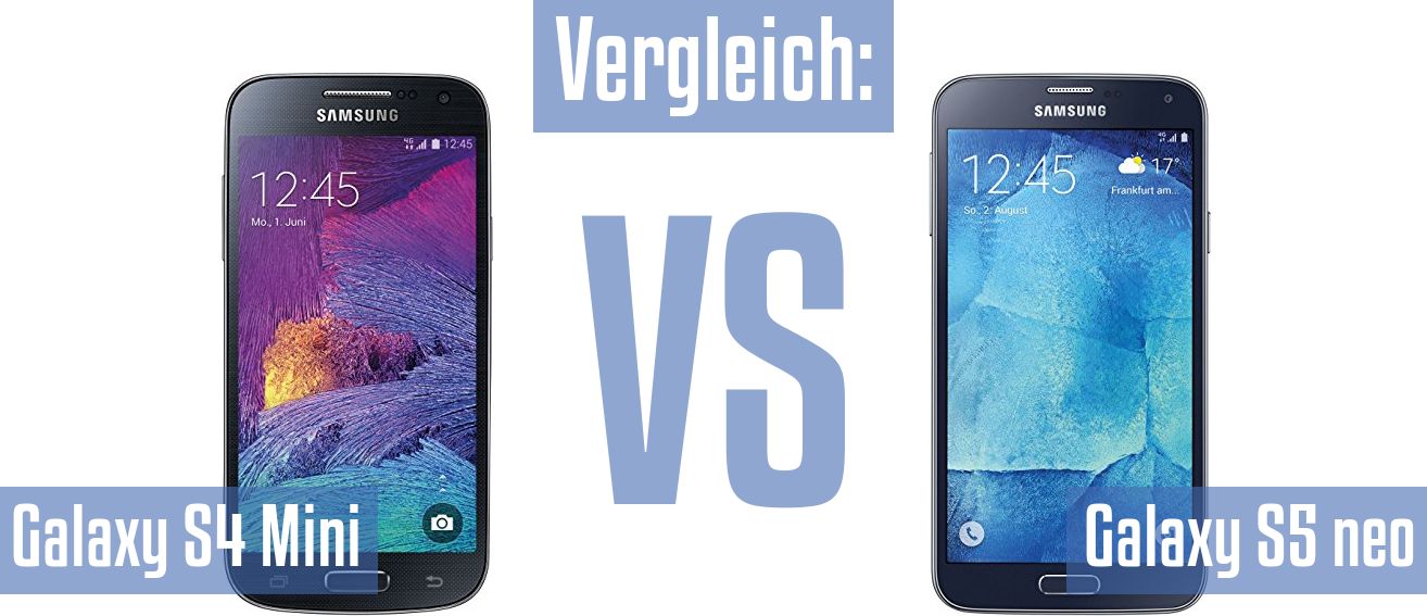 Samsung Galaxy S4 Mini und Samsung Galaxy S4 Mini im Vergleichstest