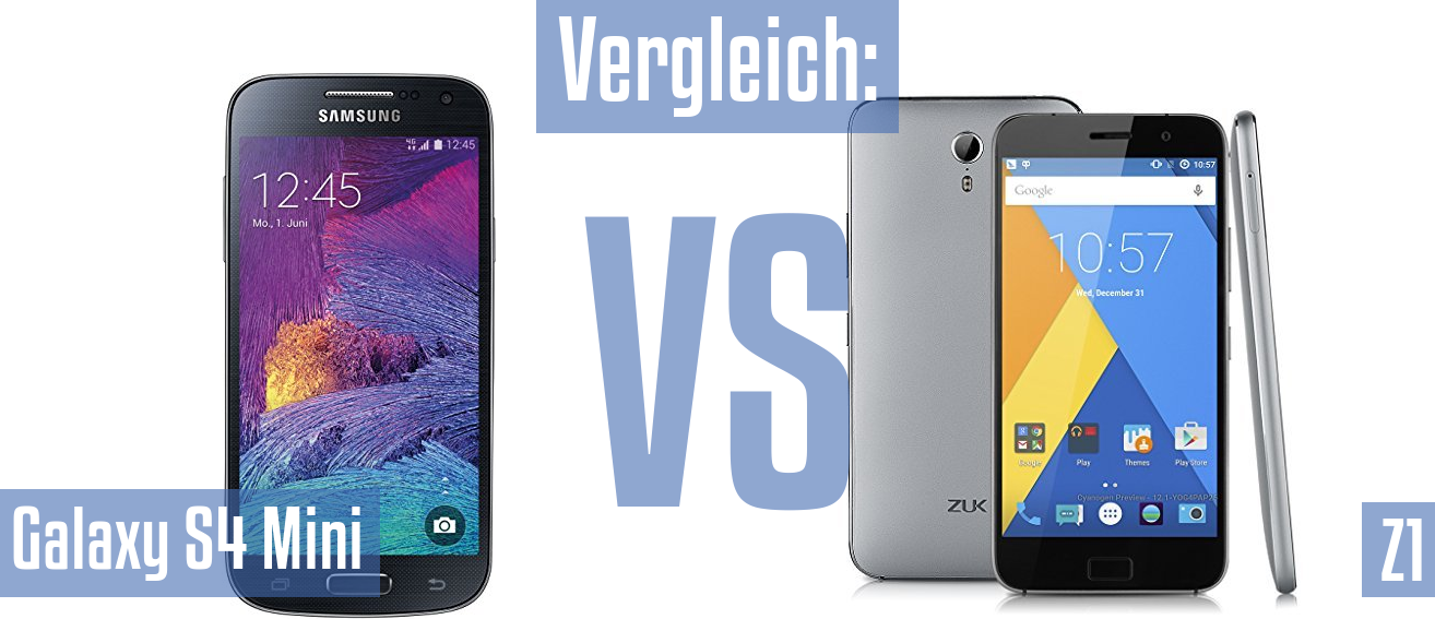 Samsung Galaxy S4 Mini und Samsung Galaxy S4 Mini im Vergleichstest