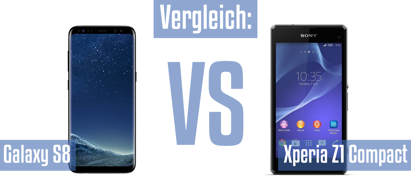 Samsung Galaxy S8 und Samsung Galaxy S8 im Vergleichstest