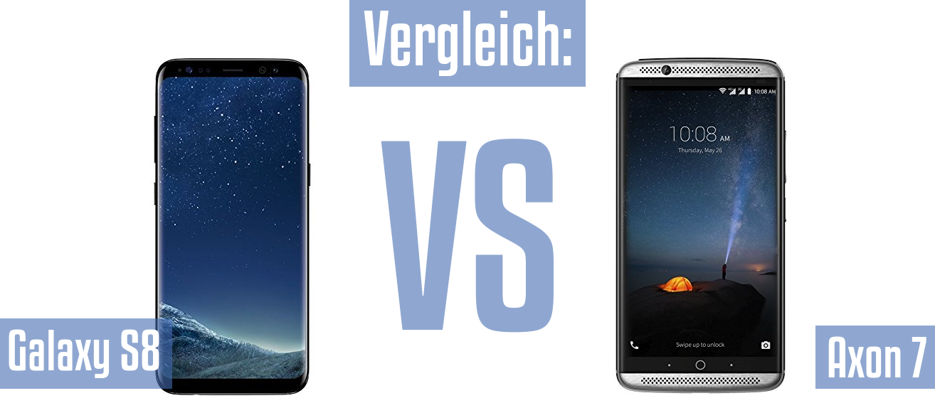 Samsung Galaxy S8 und Samsung Galaxy S8 im Vergleichstest