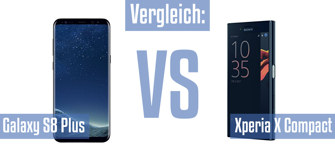 Samsung Galaxy S8 Plus und Samsung Galaxy S8 Plus im Vergleichstest