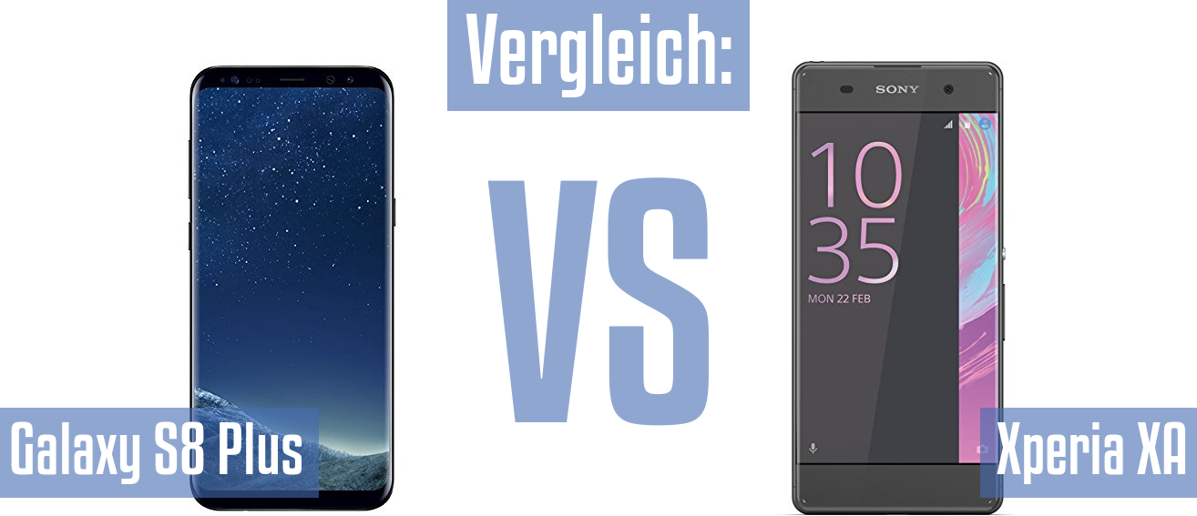 Samsung Galaxy S8 Plus und Samsung Galaxy S8 Plus im Vergleichstest