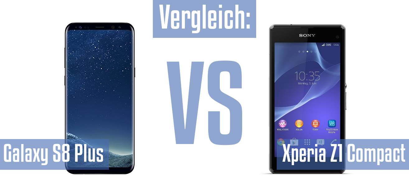 Samsung Galaxy S8 Plus und Samsung Galaxy S8 Plus im Vergleichstest