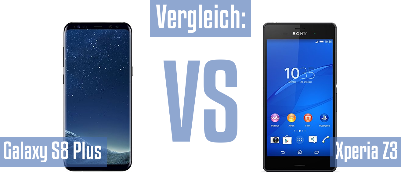 Samsung Galaxy S8 Plus und Samsung Galaxy S8 Plus im Vergleichstest