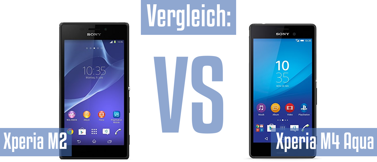 Sony Xperia M2 und Sony Xperia M2 im Vergleichstest