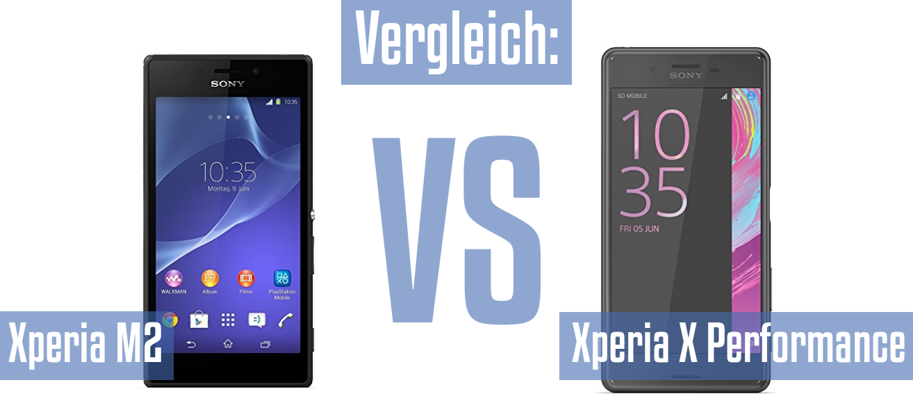 Sony Xperia M2 und Sony Xperia M2 im Vergleichstest