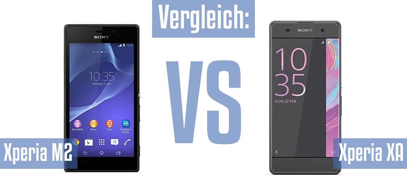 Sony Xperia M2 und Sony Xperia M2 im Vergleichstest