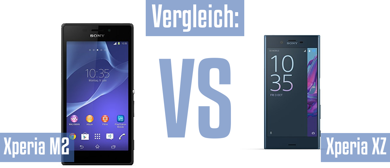 Sony Xperia M2 und Sony Xperia M2 im Vergleichstest