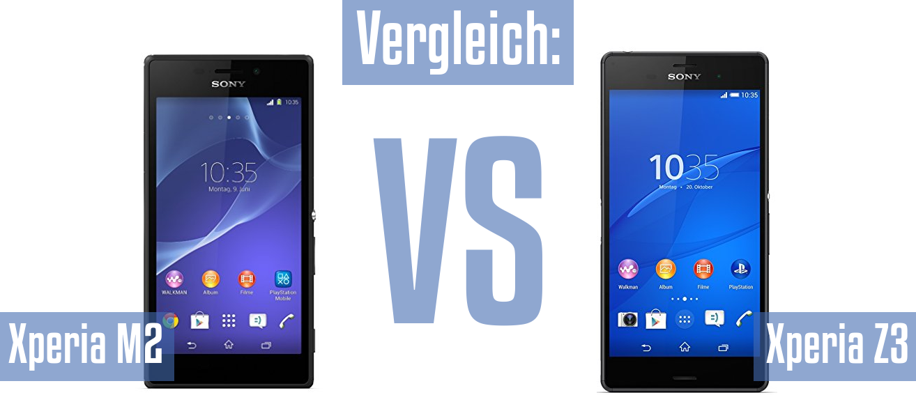 Sony Xperia M2 und Sony Xperia M2 im Vergleichstest