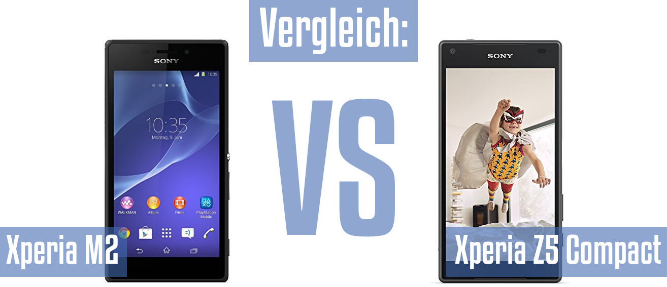 Sony Xperia M2 und Sony Xperia M2 im Vergleichstest