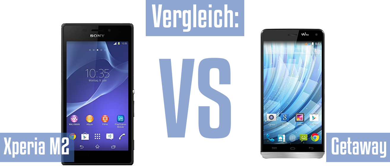 Sony Xperia M2 und Sony Xperia M2 im Vergleichstest