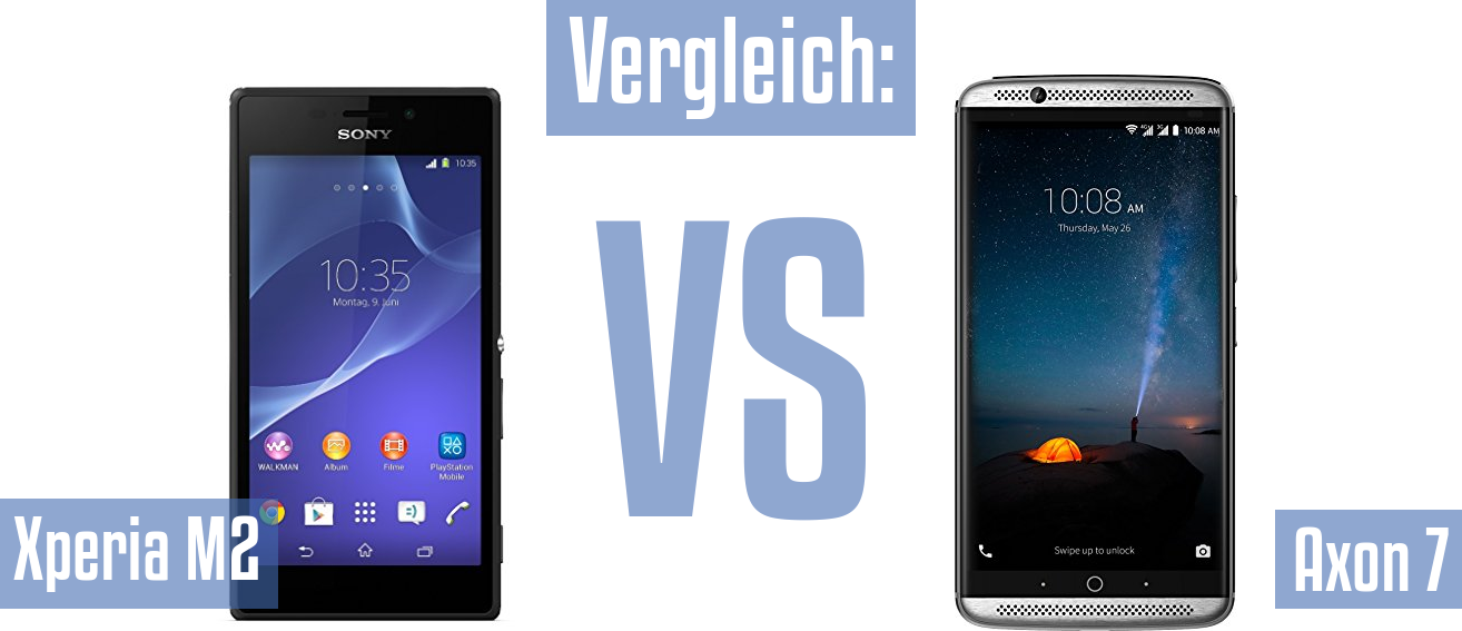 Sony Xperia M2 und Sony Xperia M2 im Vergleichstest