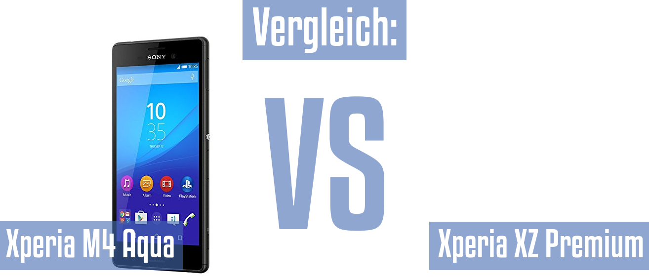 Sony Xperia M4 Aqua und Sony Xperia M4 Aqua im Vergleichstest