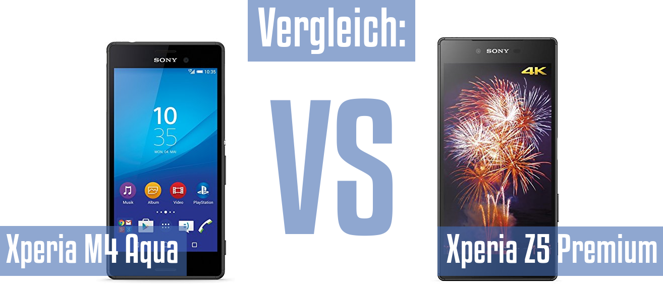 Sony Xperia M4 Aqua und Sony Xperia M4 Aqua im Vergleichstest