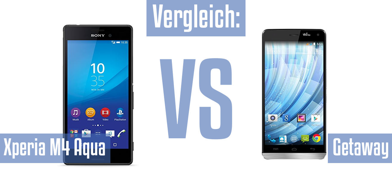 Sony Xperia M4 Aqua und Sony Xperia M4 Aqua im Vergleichstest