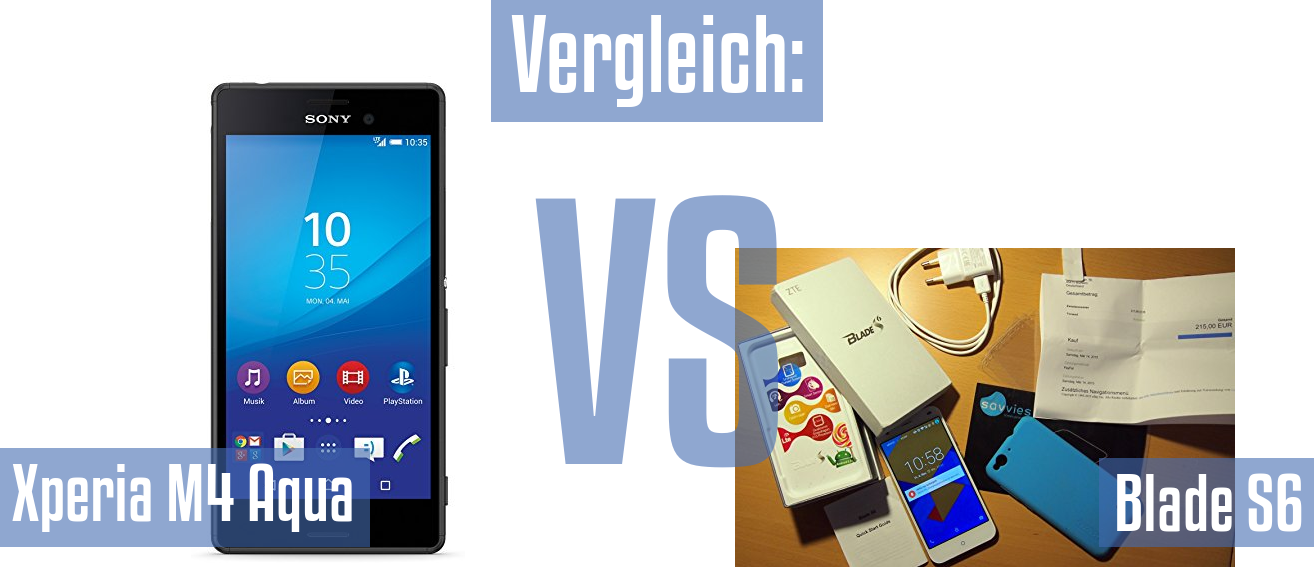 Sony Xperia M4 Aqua und Sony Xperia M4 Aqua im Vergleichstest