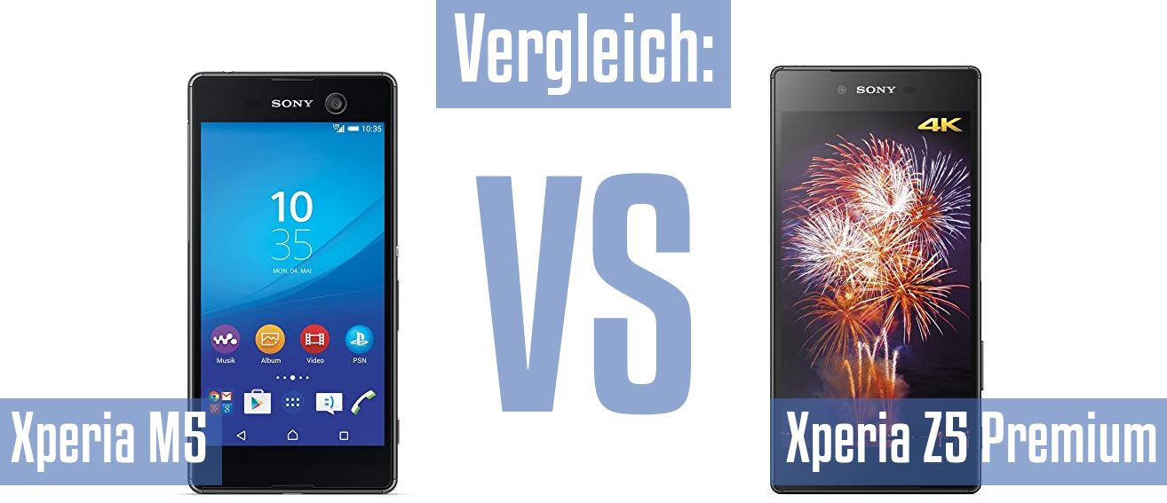 Sony Xperia M5 und Sony Xperia M5 im Vergleichstest