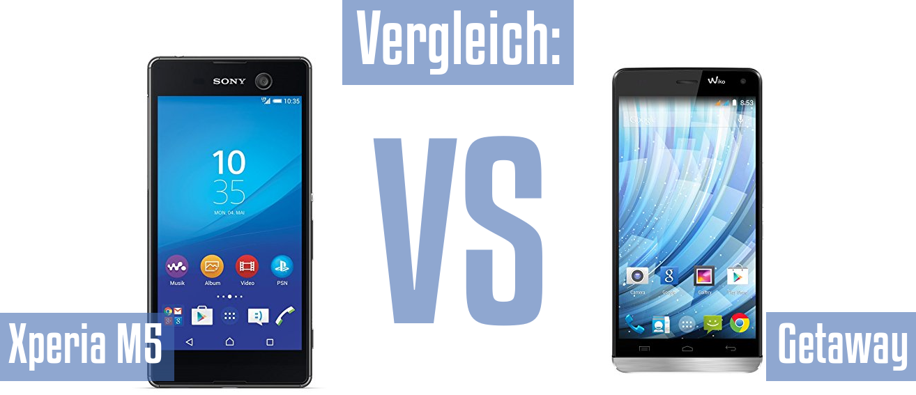 Sony Xperia M5 und Sony Xperia M5 im Vergleichstest