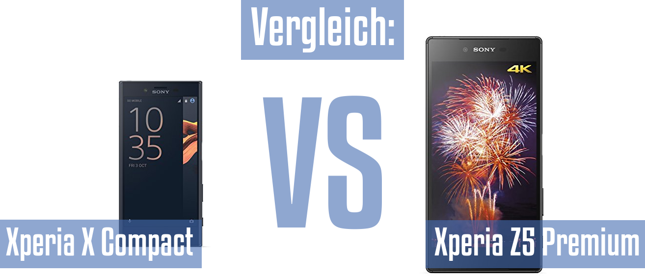 Sony Xperia X Compact und Sony Xperia X Compact im Vergleichstest