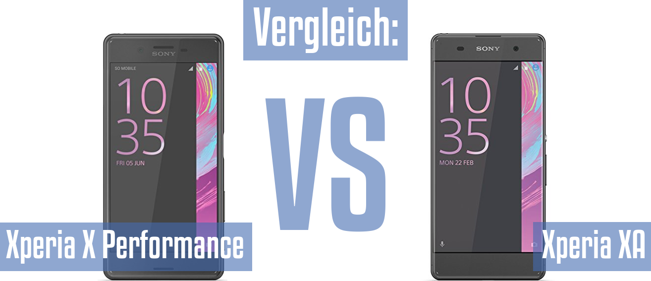 Sony Xperia X Performance und Sony Xperia X Performance im Vergleichstest