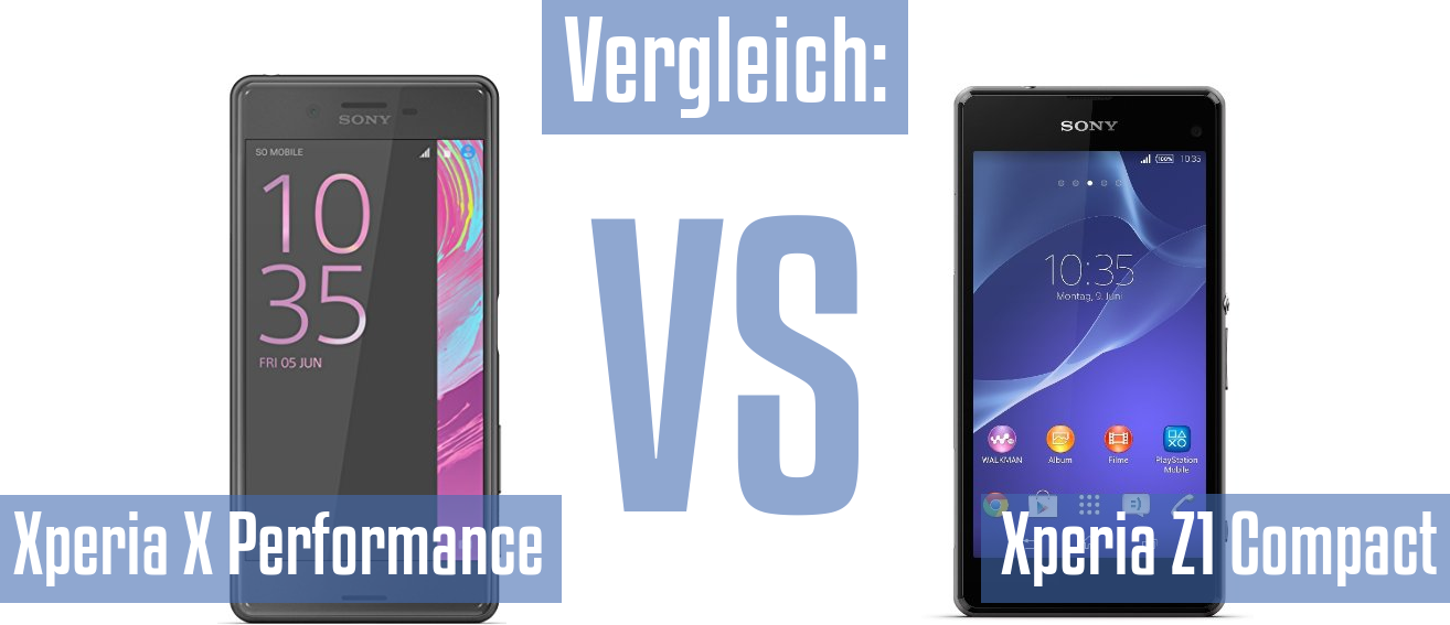 Sony Xperia X Performance und Sony Xperia X Performance im Vergleichstest