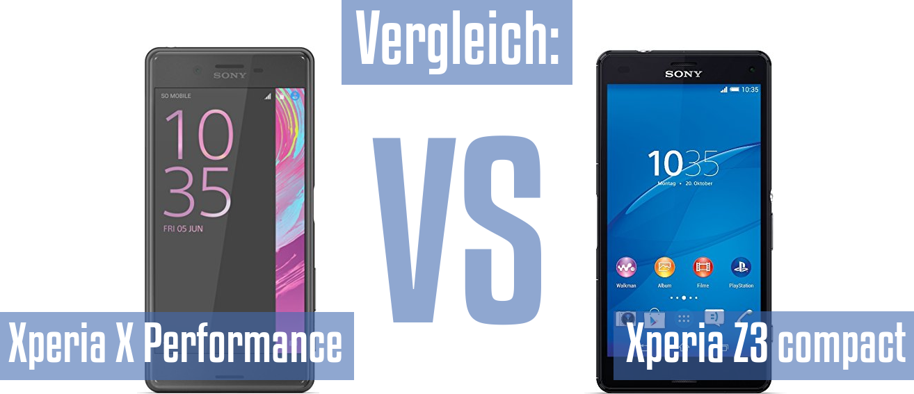 Sony Xperia X Performance und Sony Xperia X Performance im Vergleichstest