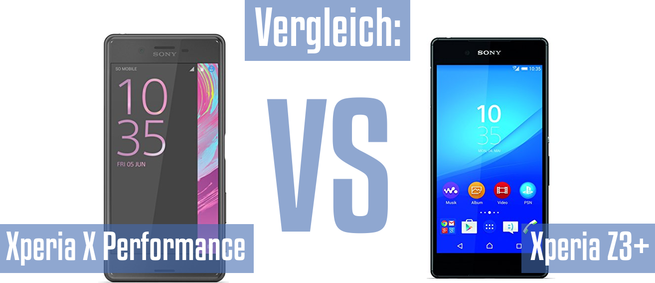 Sony Xperia X Performance und Sony Xperia X Performance im Vergleichstest