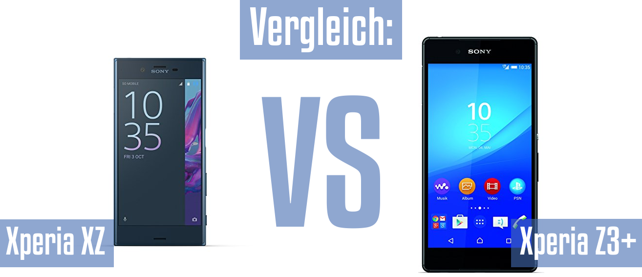 Sony Xperia XZ und Sony Xperia XZ im Vergleichstest