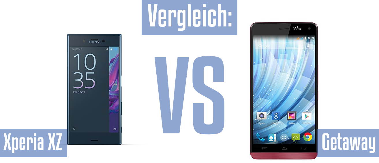 Sony Xperia XZ und Sony Xperia XZ im Vergleichstest